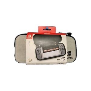 Nintendo Switch Or Switch Lite Grey Slim Case with Integrated Play‎ Stand New